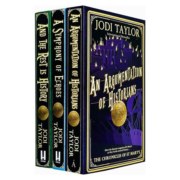 Jodi Taylor 3 Books Collection Set (An Argumentation of Historians, A Symphony of Echoes, And the Rest is History) - The Book Bundle