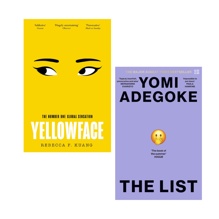 Yellowface By  Rebecca F Kuang & The List By  Yomi Adegoke 2 Books Set - The Book Bundle