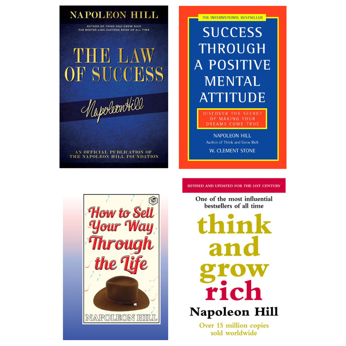 The Napoleon Hill Collection 4 Books Boxed Set(Think and Grow Rich)