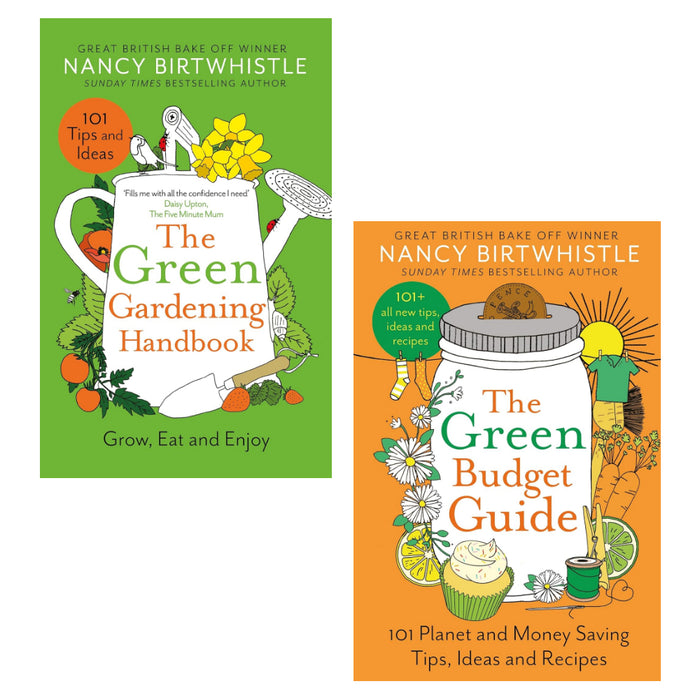 Nancy Birtwhistle 2 Books Set (The Green Budget Guide & The Green Gardening Handbook)