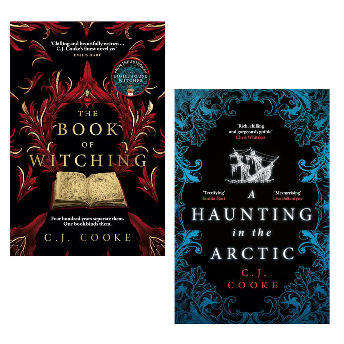 C.J. Cooke  2 Books Set (The Book of Witching, A Haunting in the Arctic)