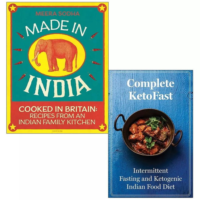 Made in India Meera Sodha (HB), Complete KetoFast By Iota 2 Books Set