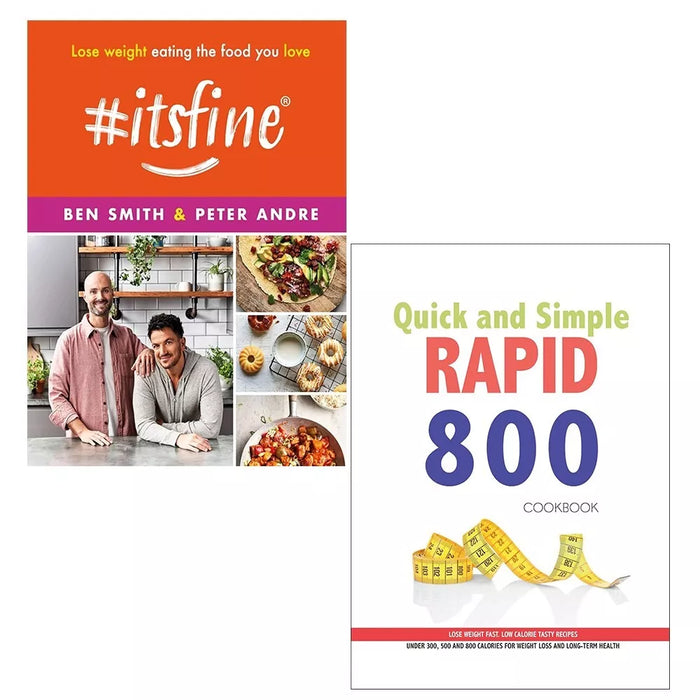 Quick and Simple RAPID 800 Cookbook, #ItsFine Ben Smith (HB) 2 Books Set