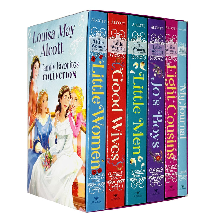 Louisa May Alcott Family Favorites Collection: 5-Book Boxed Set with Postcards & Journal