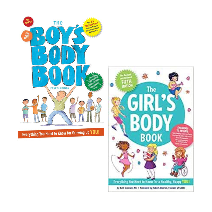 Boys & Girls Body 2 Books Set (Boys Body Book: Fourth Edition & The Girl's Body Book (Fifth Edition))