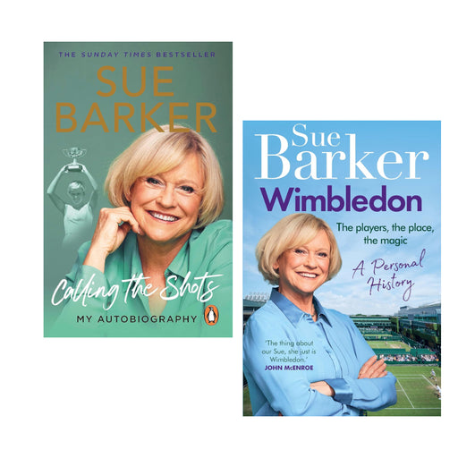 Sue Barker 2 Books Set (Calling the Shots: My Autobiography & Wimbledon: A personal history (HB)) - The Book Bundle
