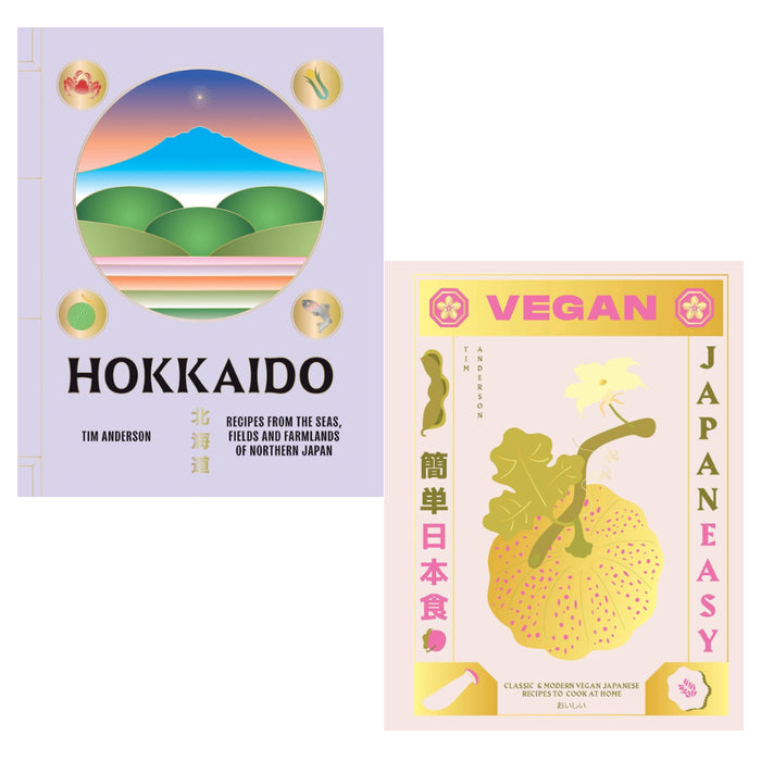 Tim Anderson 2 Books Set (Hokkaido, Vegan JapanEasy) (HB)