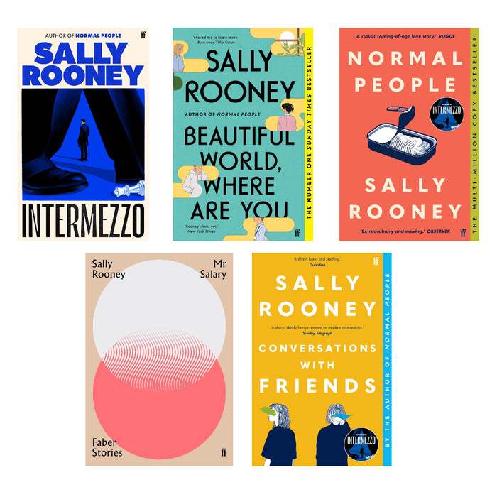 Sally Rooney Collection 5 Books Set (Intermezzo (HB), Conversations with Friends)