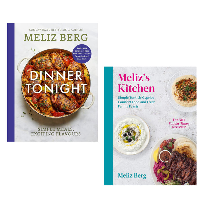 Meliz Berg 2 Books Set (HB) (Dinner Tonight & Meliz’s Kitchen)