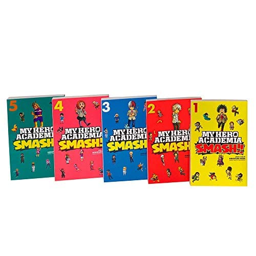 My Hero Academia Smash Series (Vol 1-5) Collection 5 Books Set By Kohei Horikoshi - The Book Bundle