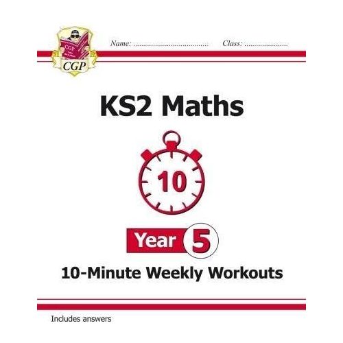 KS2 New Curriculum Year 5 CGP Books Collection 3 Books Set (English 10-Minute Weekly Workouts)