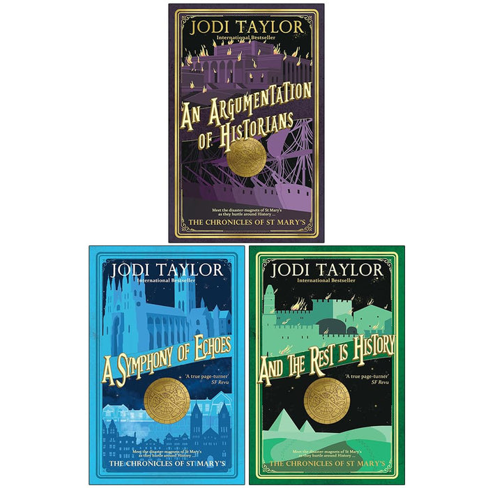 Jodi Taylor 3 Books Collection Set (An Argumentation of Historians, A Symphony of Echoes, And the Rest is History) - The Book Bundle