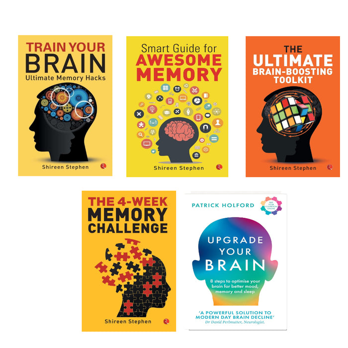 The 4-Week , The Ultimate , Smart Guide for , Train &amp; Upgrade Your Brain5 Books Set