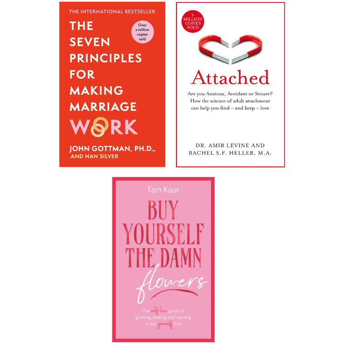 Buy Yourself the Damn Flowers (HB), Attached, The Seven Principles For Making Marriage Work  3 Books Set