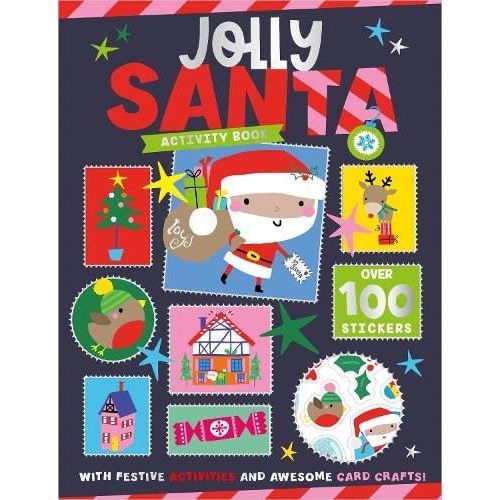 Christmas Books for Children Collection Activity 6 Books Set With Awesome Card Craft & Over 100 Stickers