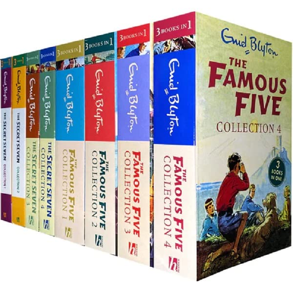 Enid Blyton Famous Five and Secret Seven Collection 8 Books 24 Stories Collection Set