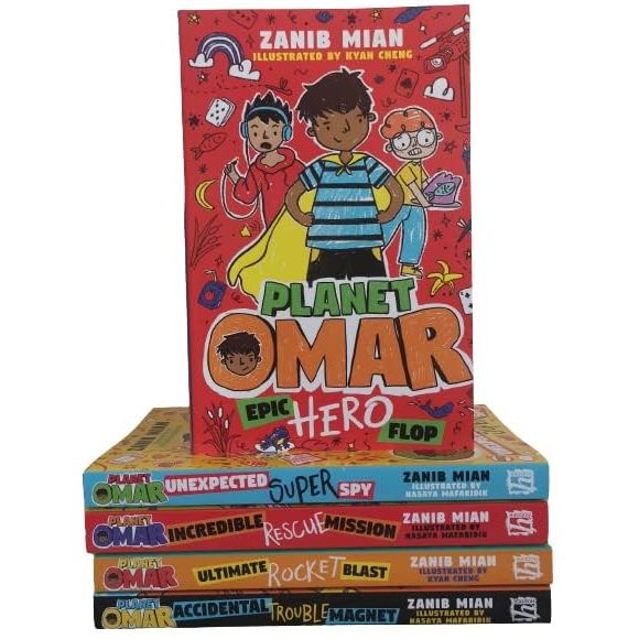 Kids Chilren Planet Omar 5 Book Set Collection World Book Day By Zanib ...