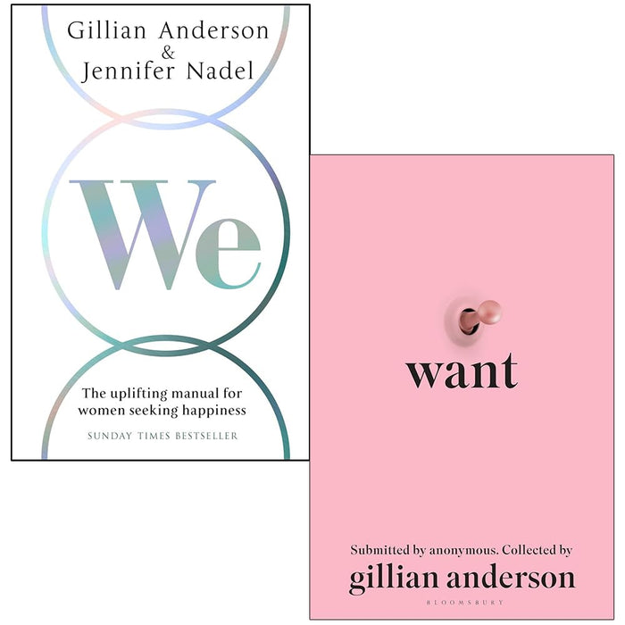 We & Want By Gillian Anderson, Jennifer Nadel 2 Books Collection Set