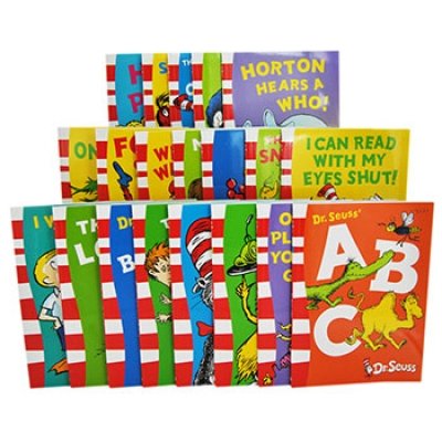 Dr Seuss Classic 20 Books Gift Set (Kids Wonderful World Read at Home Collection)