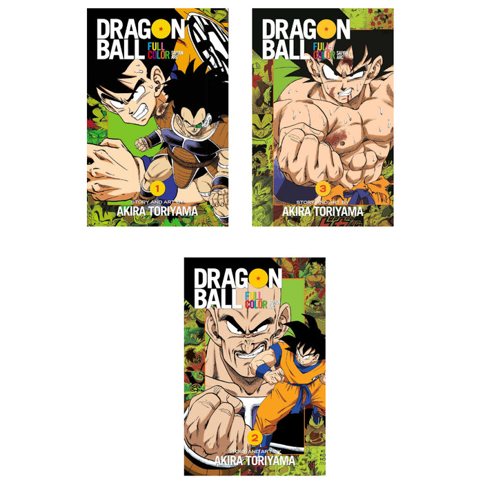 Dragon Ball Full Color Saiyan Arc, Vol. 1  - 3 By  Akira Toriyama