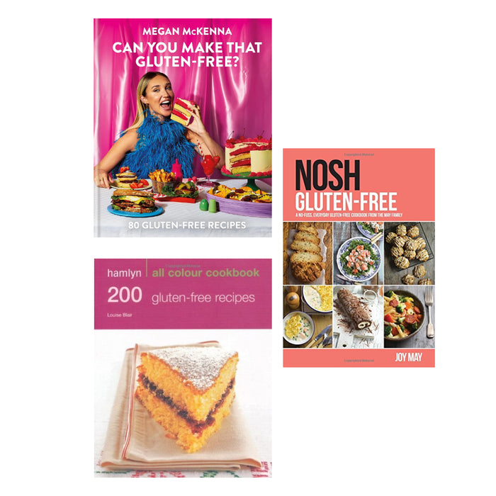 Can You Make That Gluten-Free?, NOSH Gluten-Free & Hamlyn All Colour Cookbook 3 Books Set