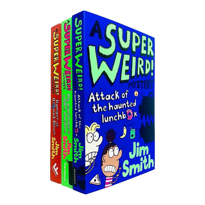 Jim Smith Super Weird Mystery Collection 3 Books Set (Attack of the Haunted Lunchbox)