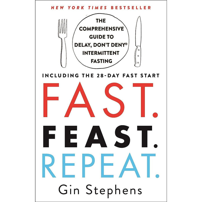 Gin Stephens Collection 2 Books Set (28-Day FAST Start Day-by-Day & Fast Feast Repeat) - The Book Bundle