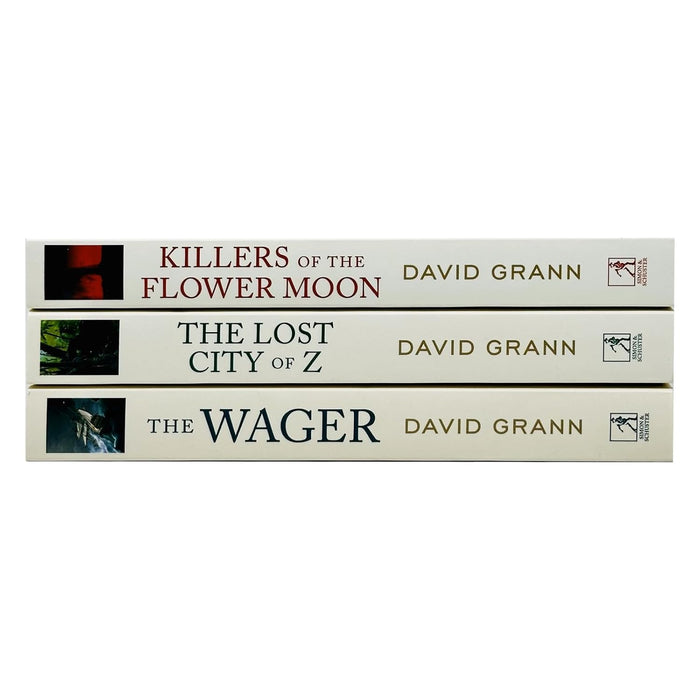 David Grann Collection 3 Books Set (Killers of the Flower Moon, The Lost City of Z & The Wager)