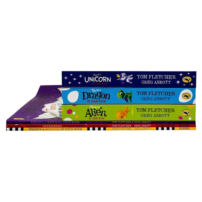 Tom Fletcher Series 6 Books Collection Set (Unicorn in Your Book, Dragon in Your Book)