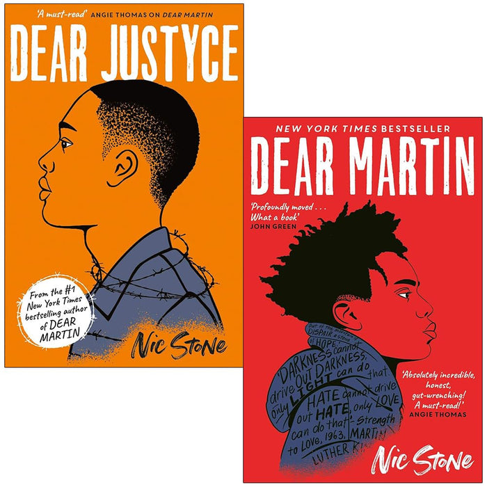 Dear Martin Series 2 Books Collection Set By Nic Stone (Dear Justyce and Dear Martin)