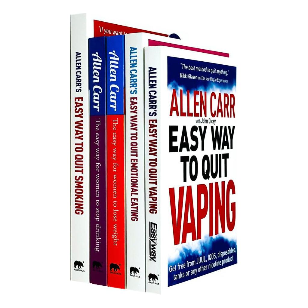 Allen Carr Easy Way Collection 5 Books Set Easy Way To Quit Vaping