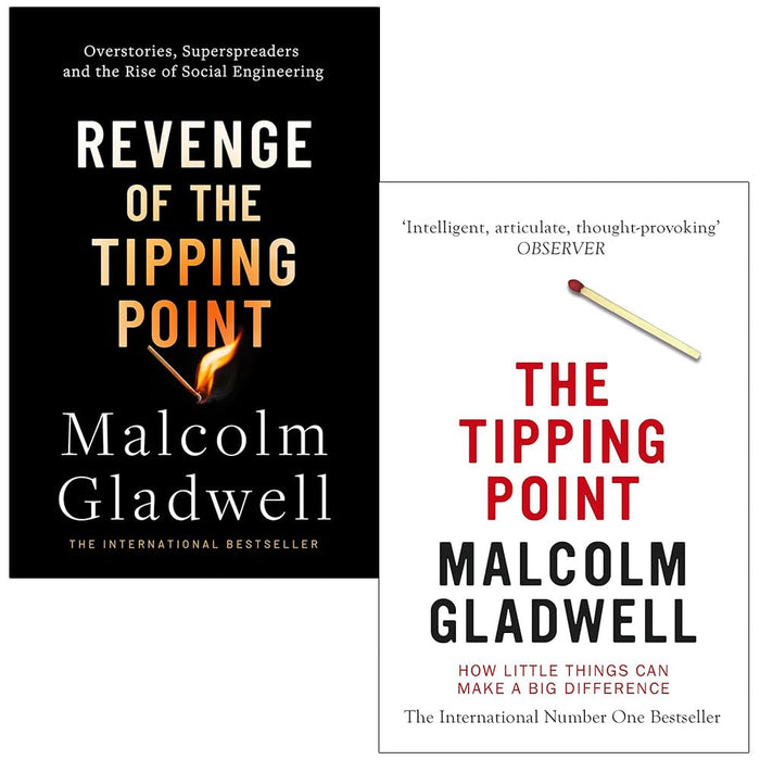 Malcolm Gladwell Collection 2 Books Set (Revenge of the Tipping Point and The Tipping Point)