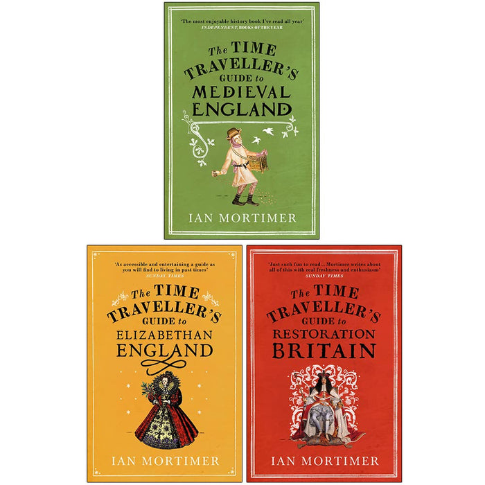 Ian Mortimer The Time Traveller's Guide 3 Books Collection Set NEW