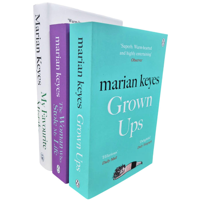 Marian Keyes 3 Books Collection Set (The Woman Who Stole My Life, Grown Ups & My Favourite Mistake [Paperback])