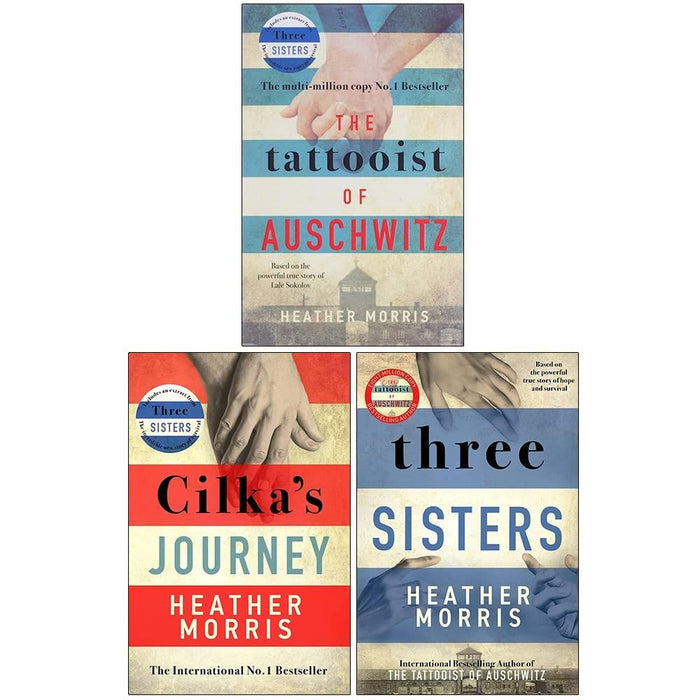 Tattooist of Auschwitz Trilogy 3 Books Collection Set by Heather Morris (The Tattooist of Auschwitz, Cilka's Journey, Three Sisters) - The Book Bundle