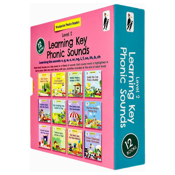 My Second Phonic Sounds 12 Books Collection Box Set with Included Fun Activities (Learning Key Level 2)