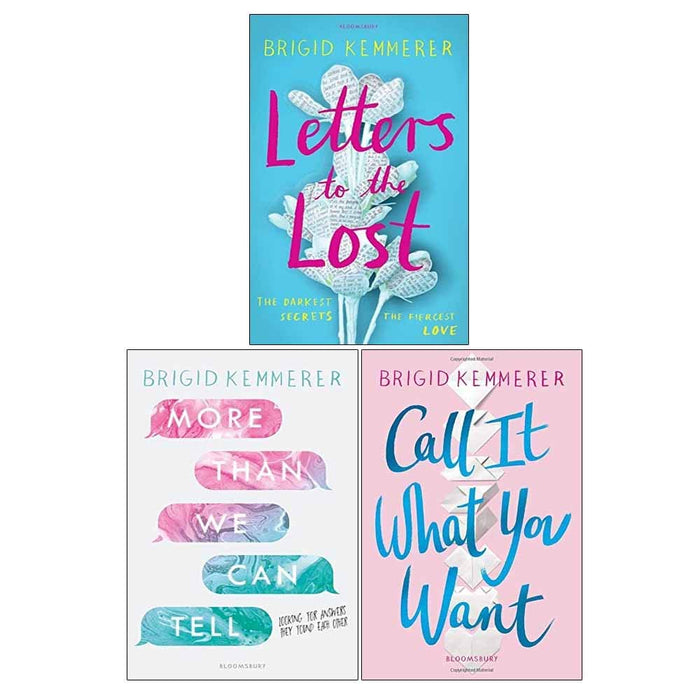 Brigid Kemmerer 3 Books Collecion Set (Letters to the Lost, More Than We Can Tell, Call It What You Want)