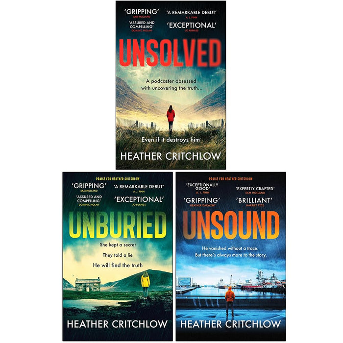 The Cal Lovett Files Collection 3 Books Set By Heather Critchlow (Unsolved, Unburied and Unsound)