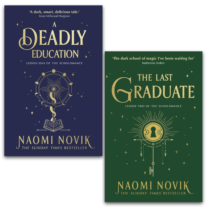 Naomi Novik Scholomance Series 2 Books Collection Set (A Deadly Education, The Last Graduate)