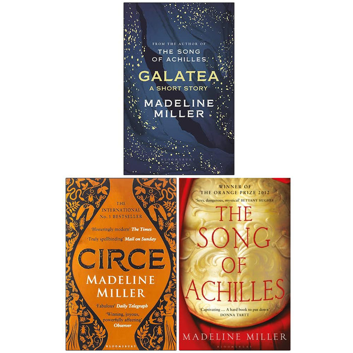 Madeline Miller 3 Books Collection Set (Galatea, Circe, The Song of Achilles)