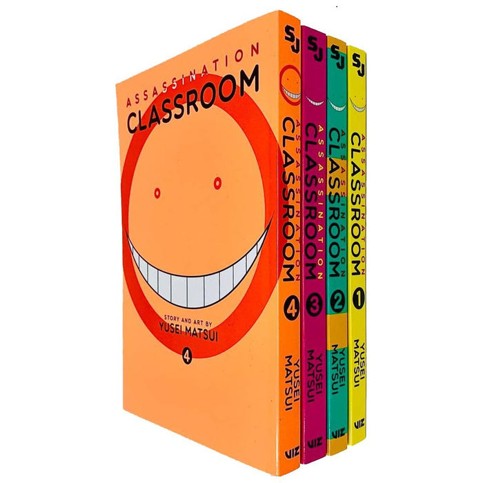 Assassination Classroom Series Vol 1-4 Collection 4 Books Set By Yusei Matsui