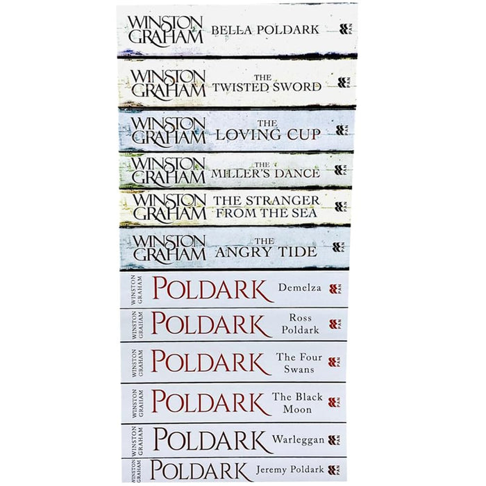 Winston Graham Poldark Series 12 Books Collection Set (Poldark book 1 - 12 )