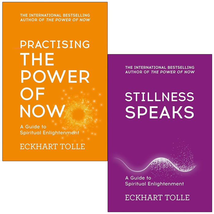 Eckhart Tolle 2 Books Collection Set(Practising The Power Of Now & Stillness Speaks)