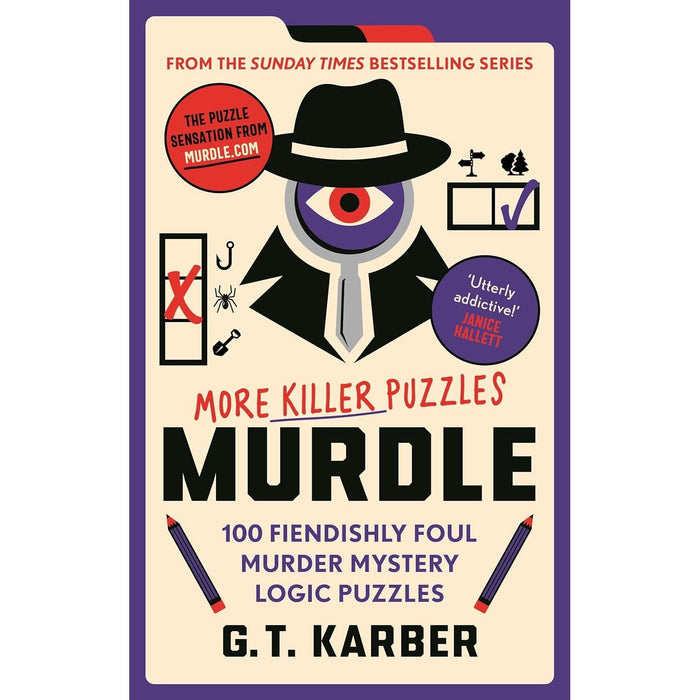 Murdle Puzzle Series 4 Books Collection Set By G. T. Karber (Murdle, Murdle: More Killer Puzzles)