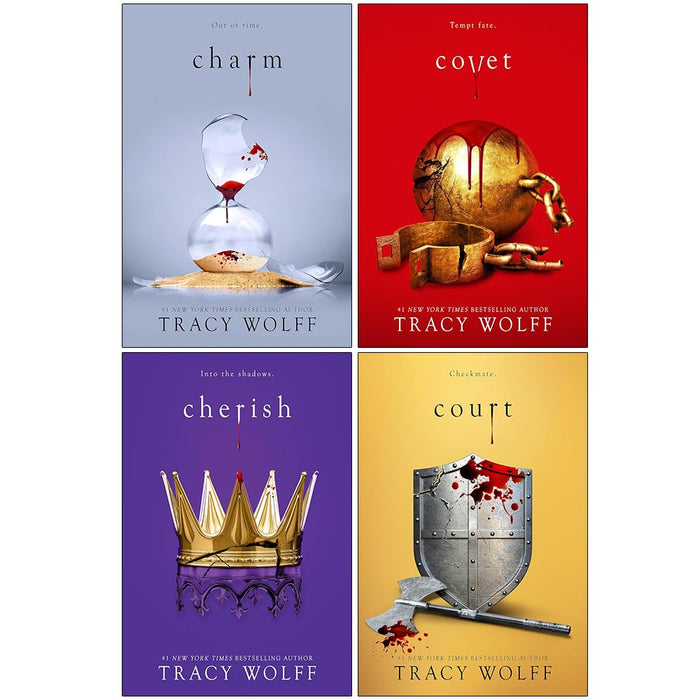 Crave Series 4 Books Collection Set By Tracy Wolff (Charm, Covet, Cherish & Court)