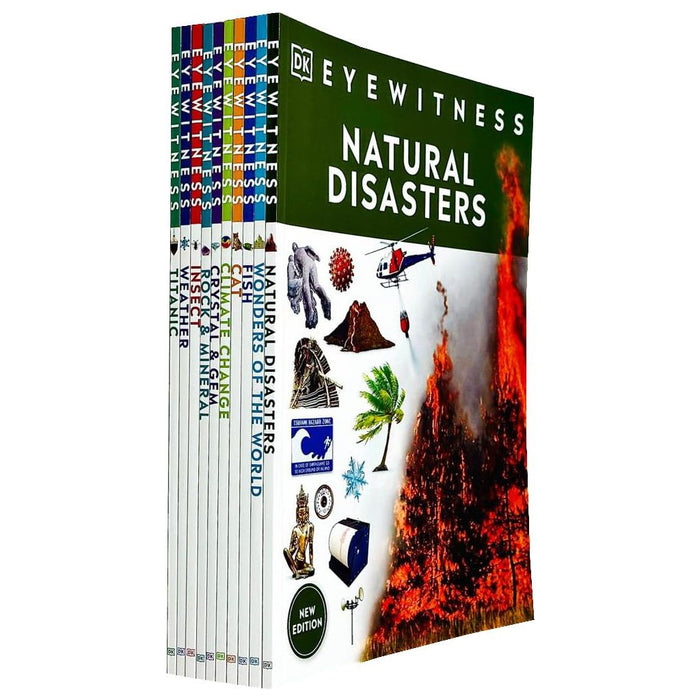 DK Eyewitness 10 Books Collection Set (SET 2 ) (Natural Disasters)