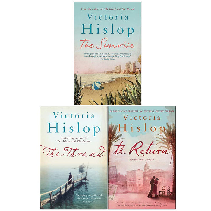 Victoria Hislop 3 Books Collection Set The Sunrise, The Thread, The Return