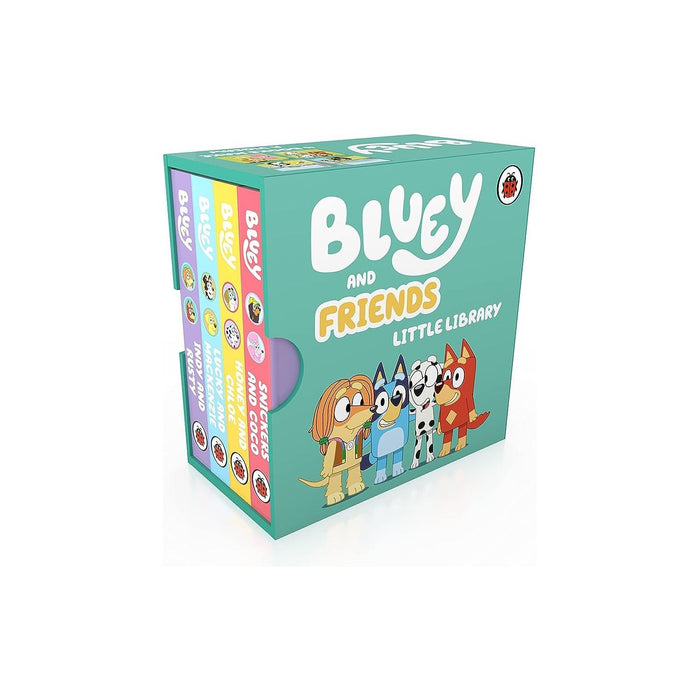 Bluey Little Library & Bluey and Friends Little Library 8 Books Collection Set