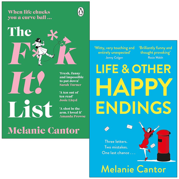 Melanie Cantor Collection 2 Books Set (The F**k It! List and Life and other Happy Endings)