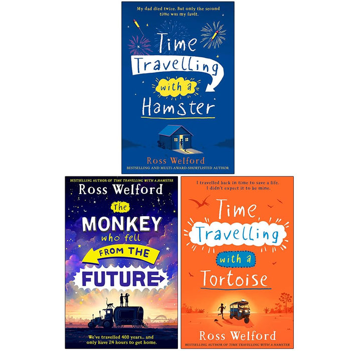 Ross Welford Collection 3 Books Set (Time Travelling with a Hamster, The Monkey Who Fell) - The Book Bundle